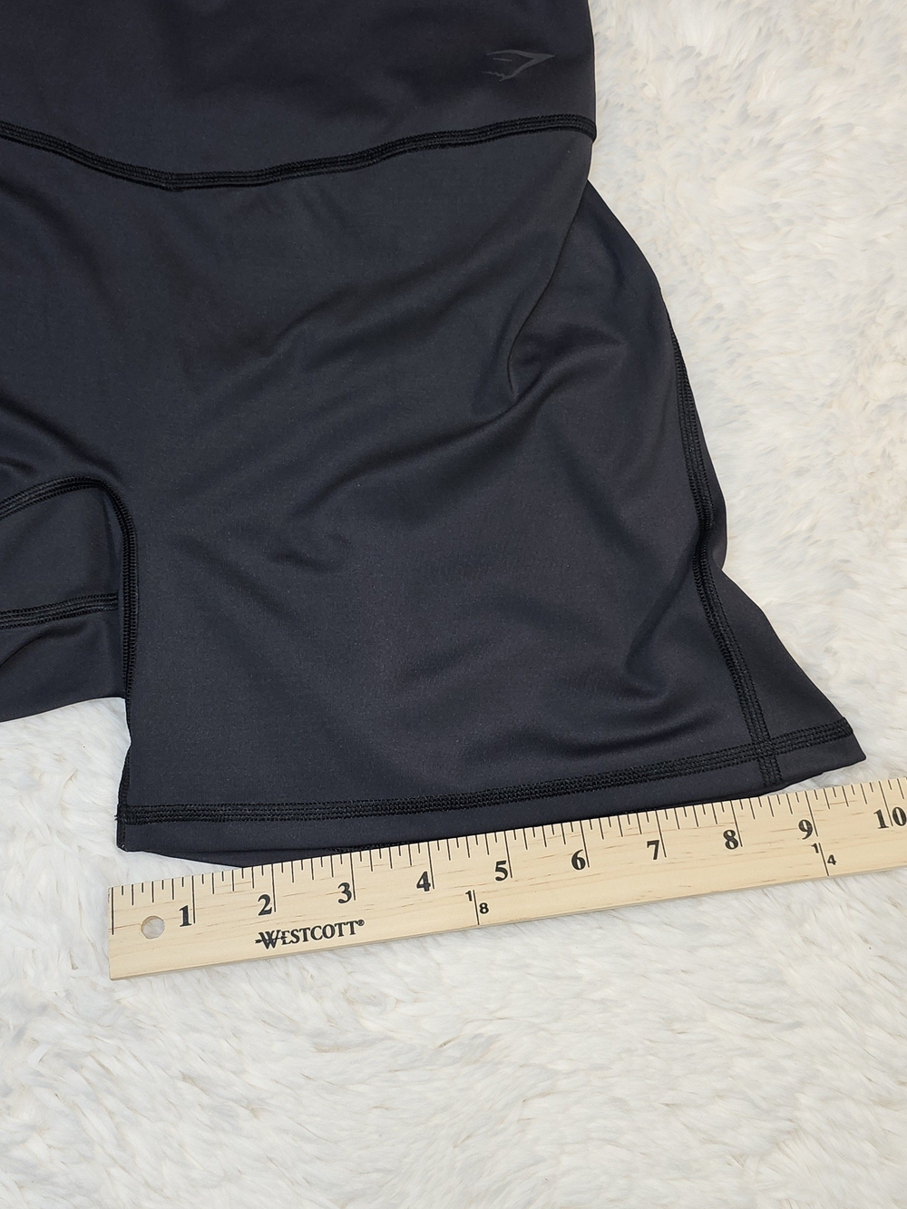Gymshark Black Training High-Rise Booty Shorts - Size Large - Picture 6 of 7